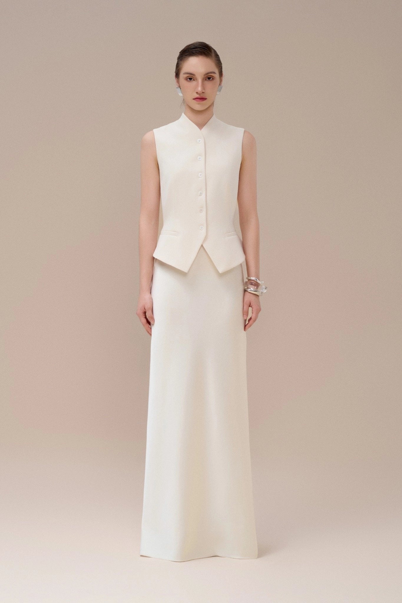 Lrida Maxi Skirt - White