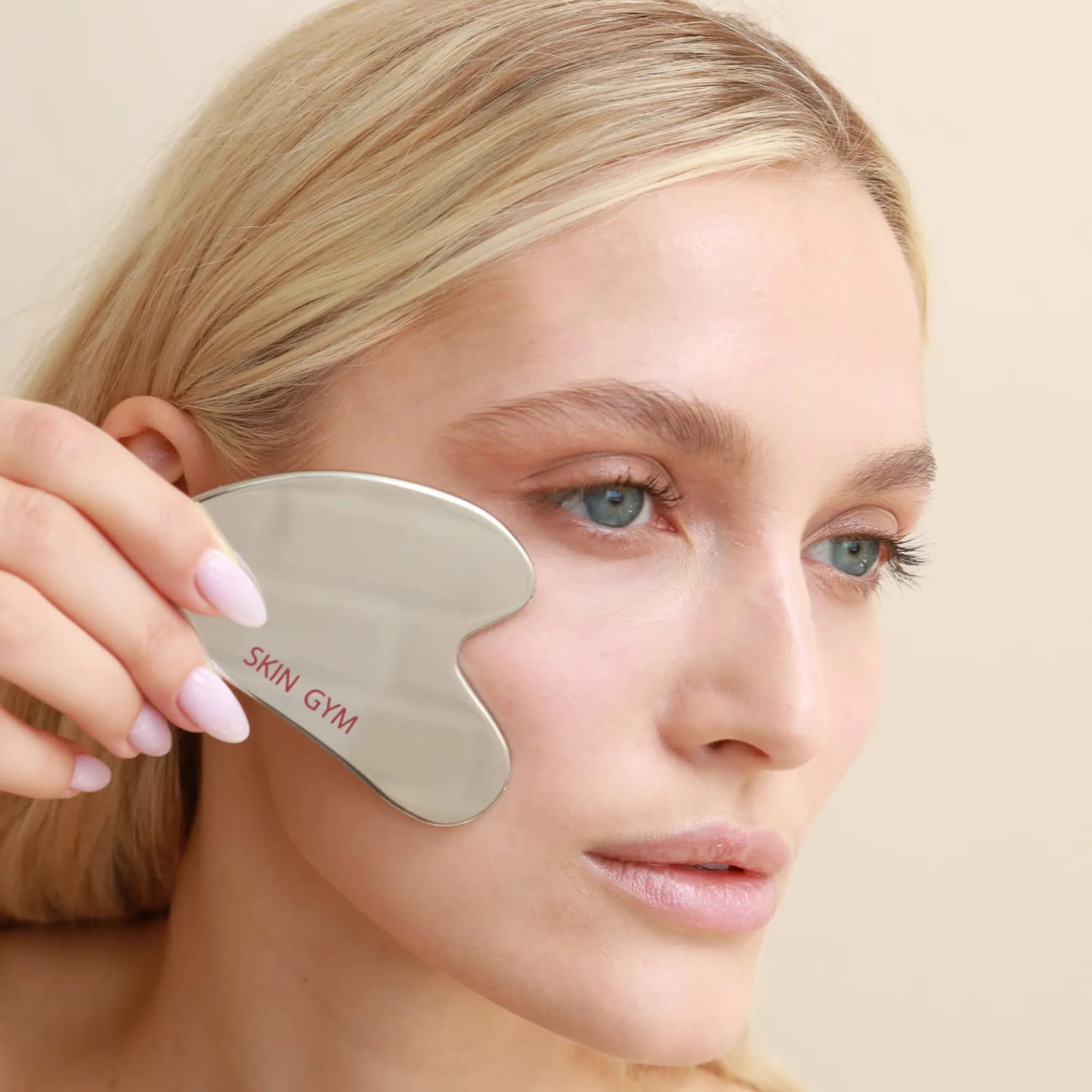 Cryo Stainless Steel Sculpty Heart Gua Sha