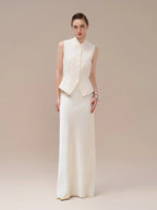 Lrida Maxi Skirt - White
