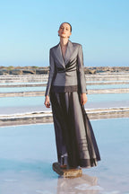 Tailored Peplum Jacket - Black