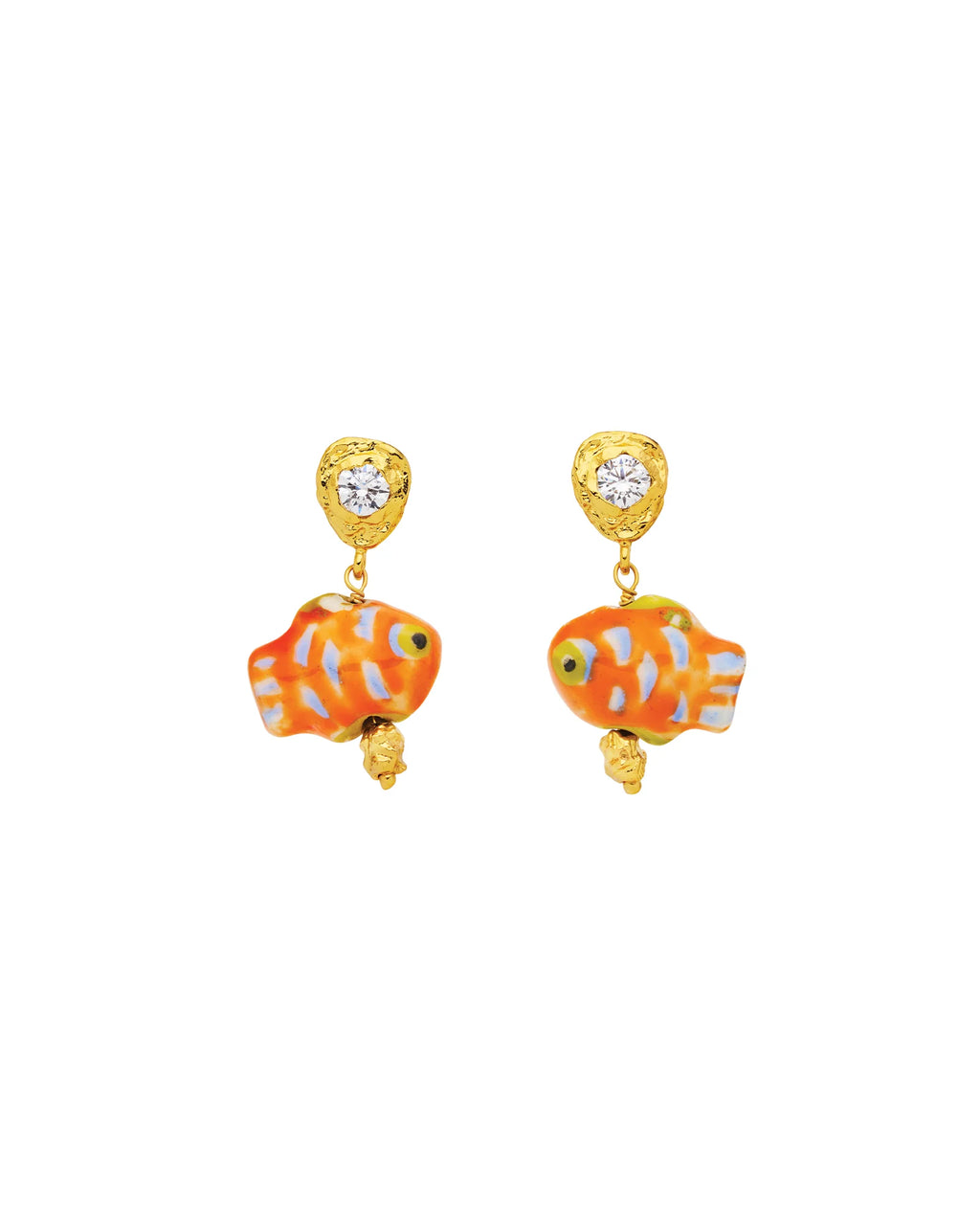 Azurefin Earrings in Orange
