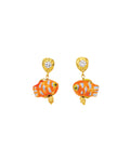 Azurefin Earrings in Orange