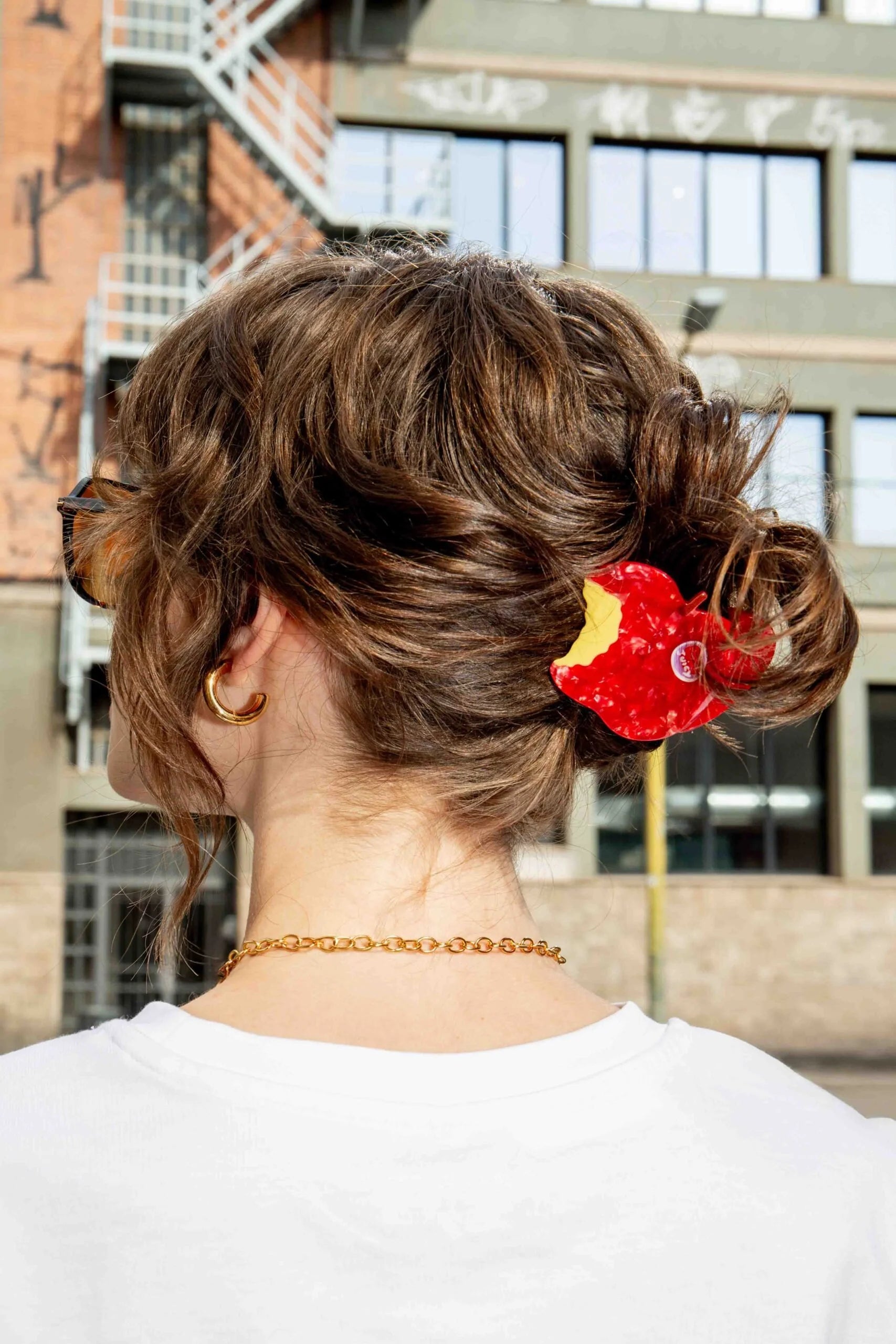 Apple Hair Claw