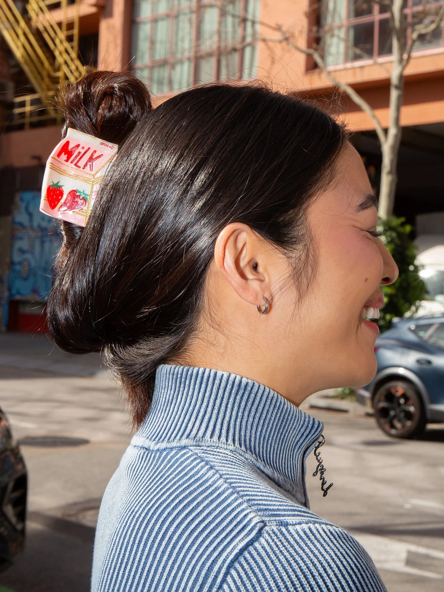 Strawberry Milk Hair Claw