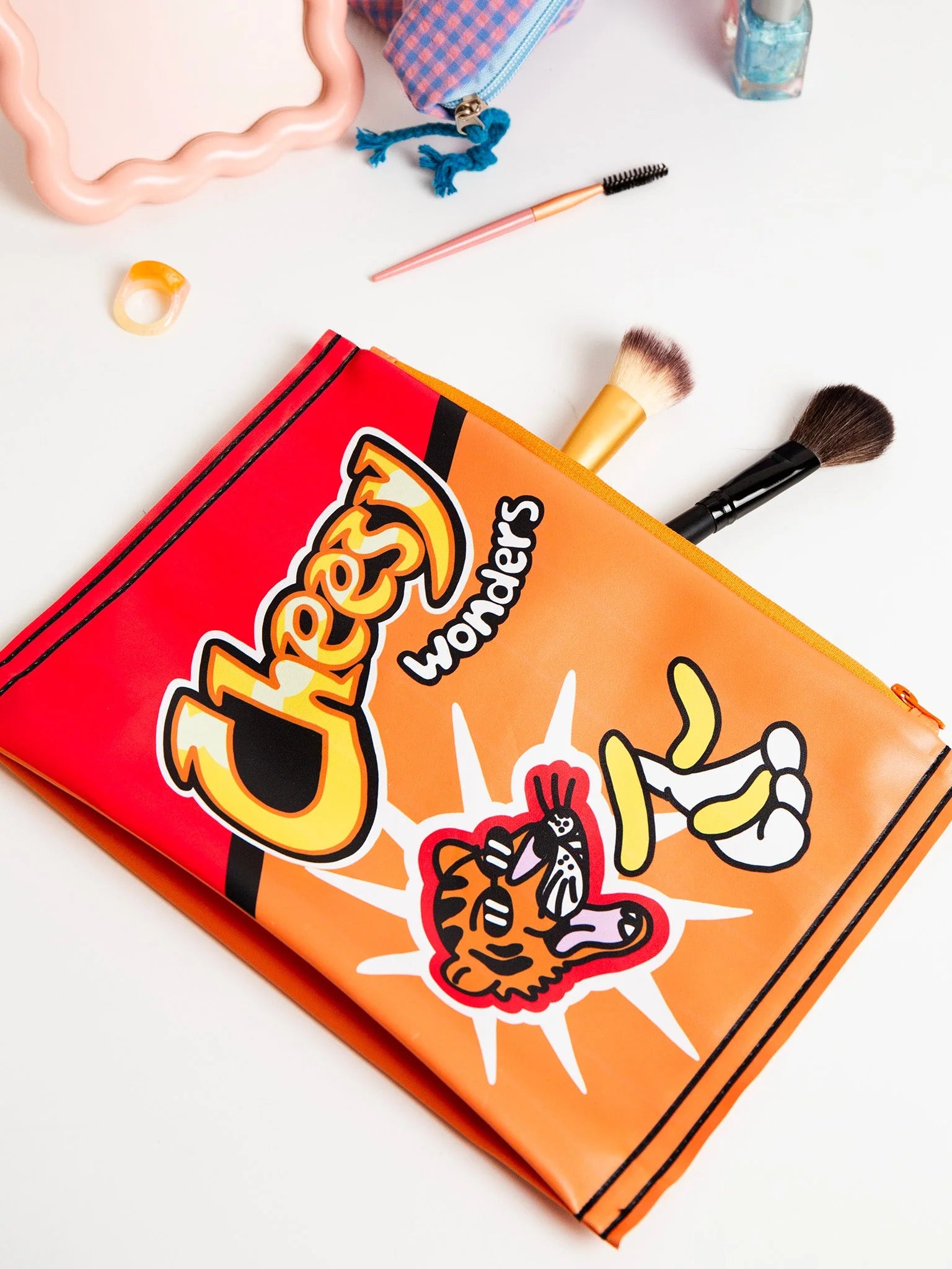 Cheesy Wonders Pouch Bag