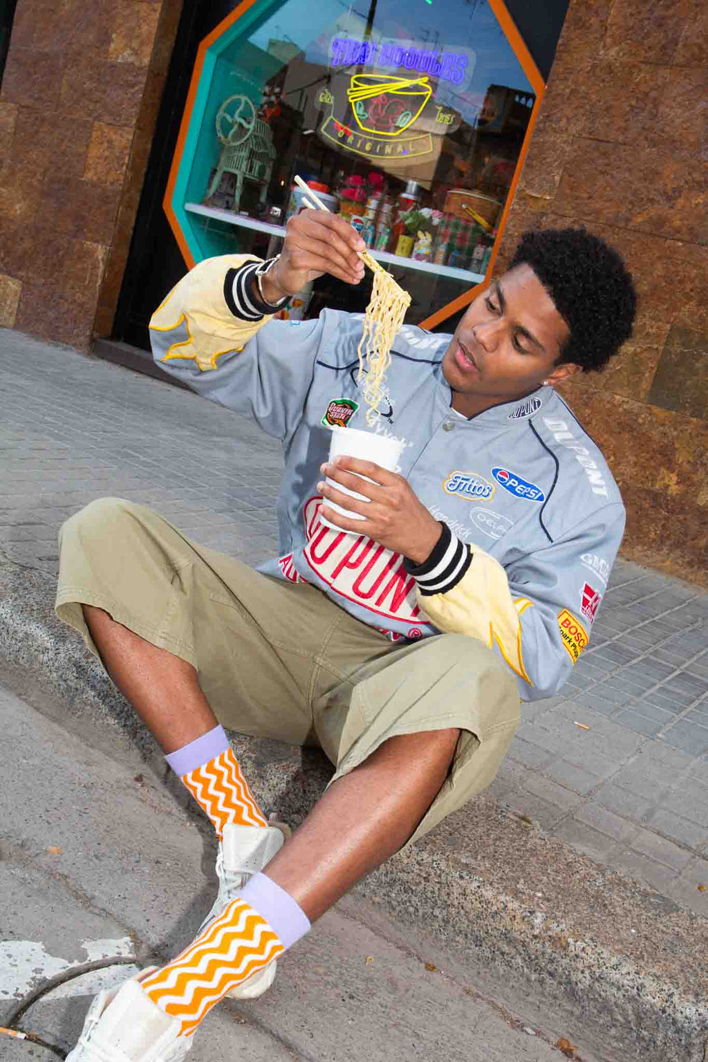 Instant Ramen Chicken Socks