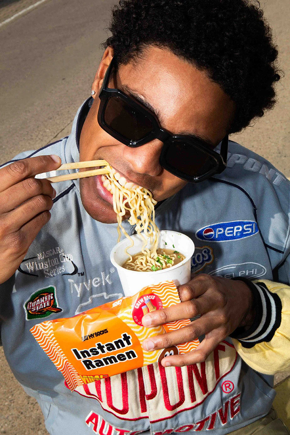 Instant Ramen Chicken Socks