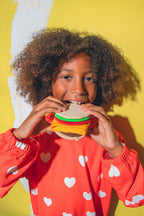 Cheeseburger Kids Socks