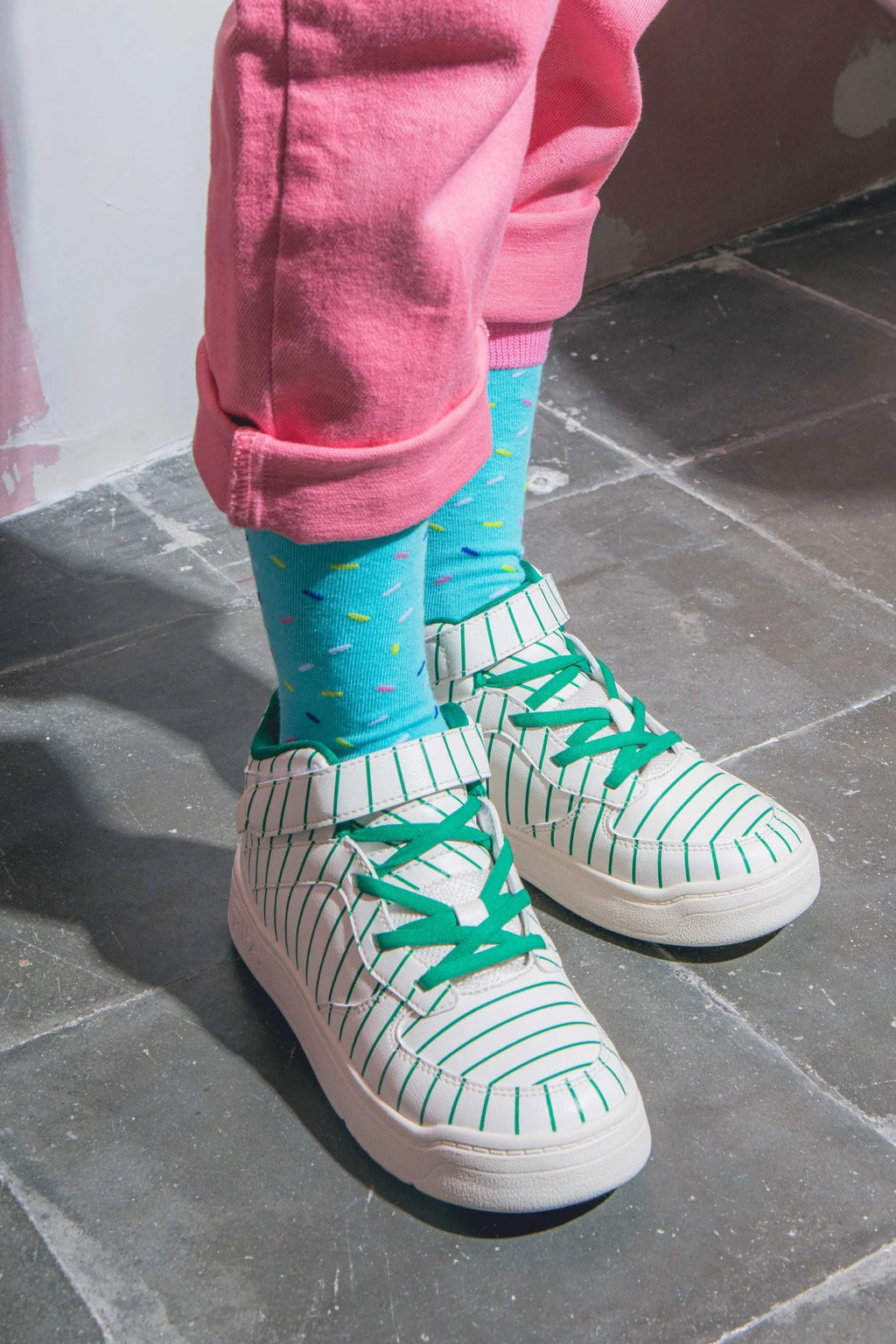 Joe’s Donuts Blue Kids Socks