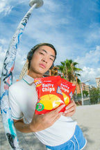 Salty Chips Socks - Red