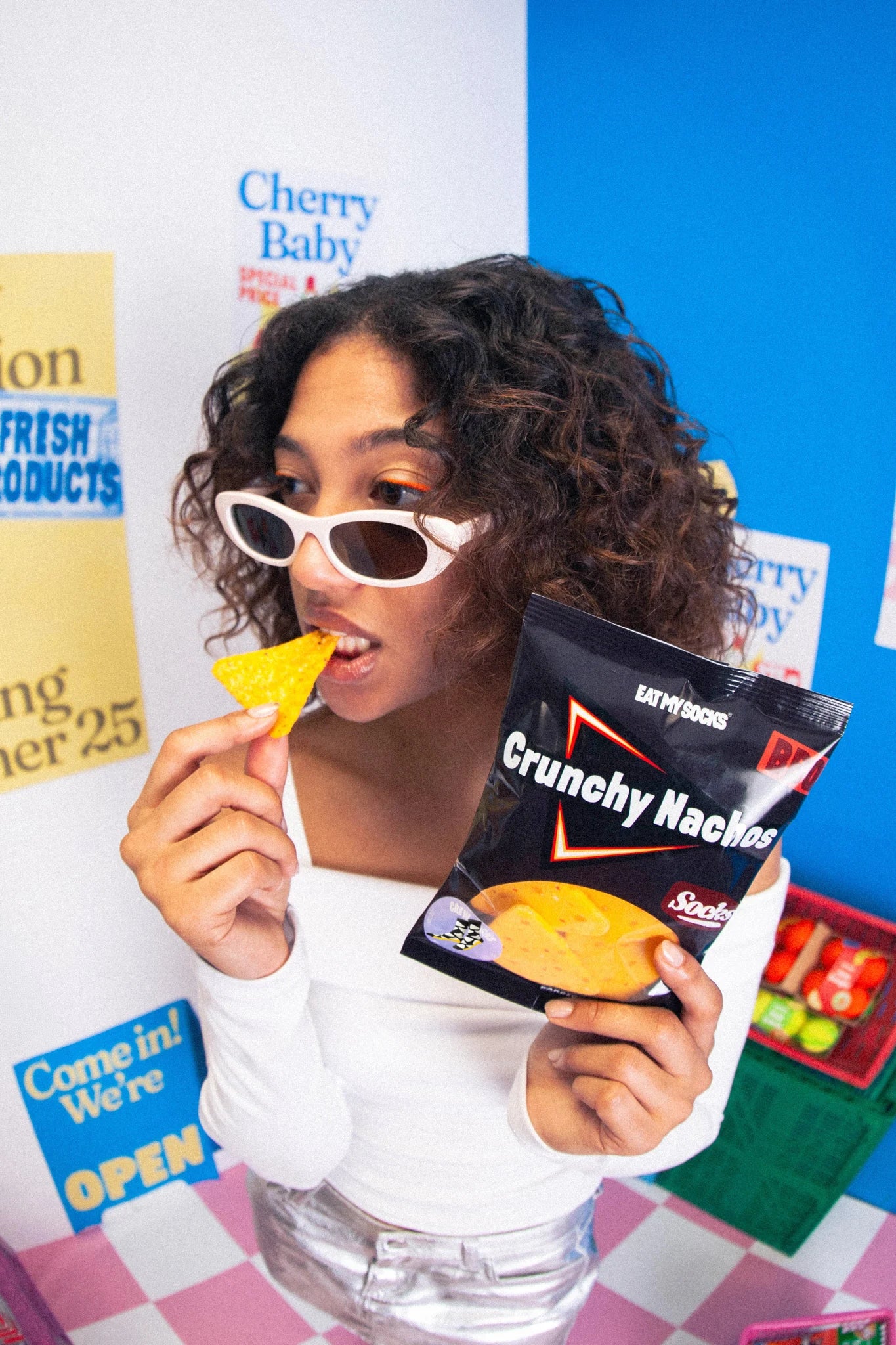 Crunchy Nachos Socks - Black
