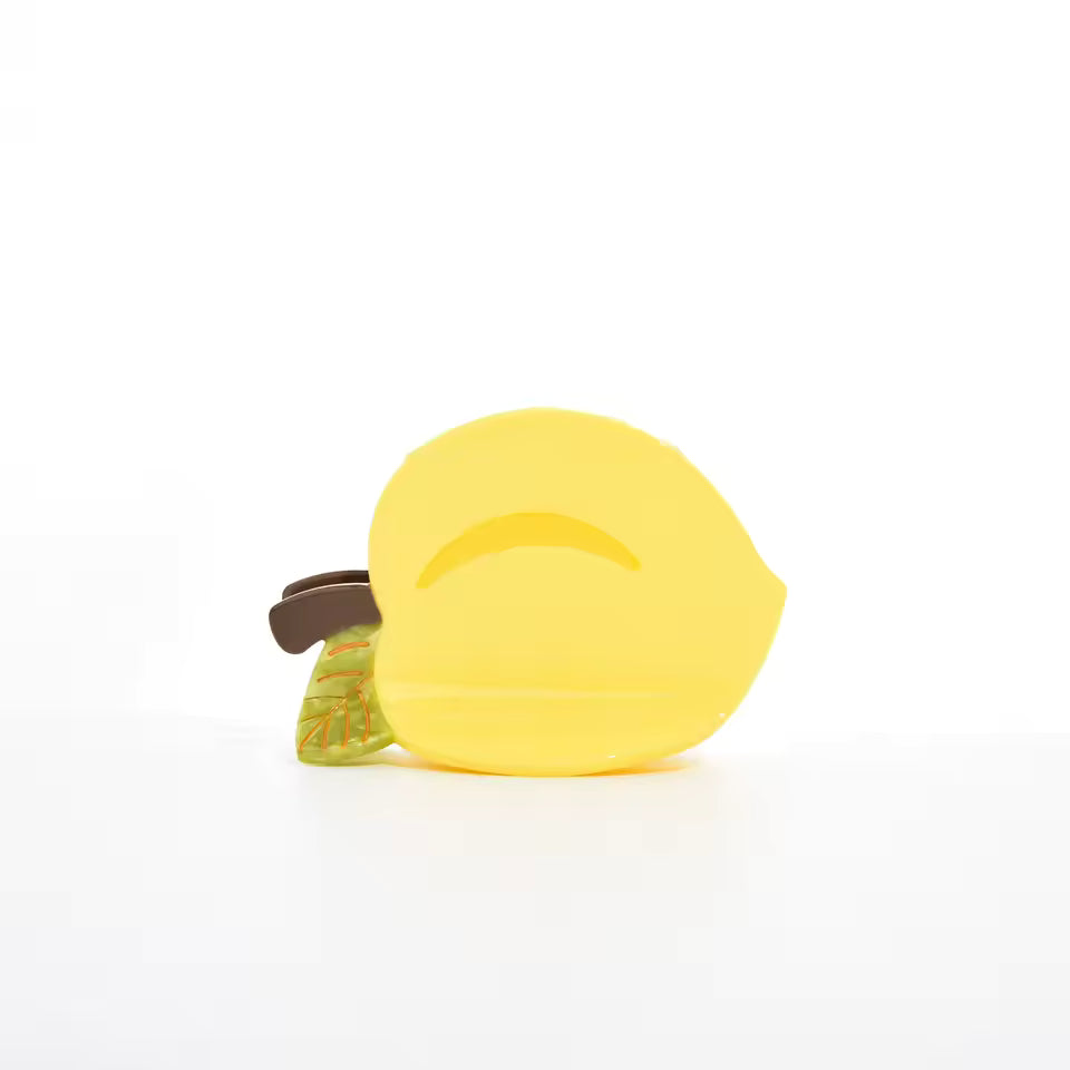 Yellow Peach Hair Claw