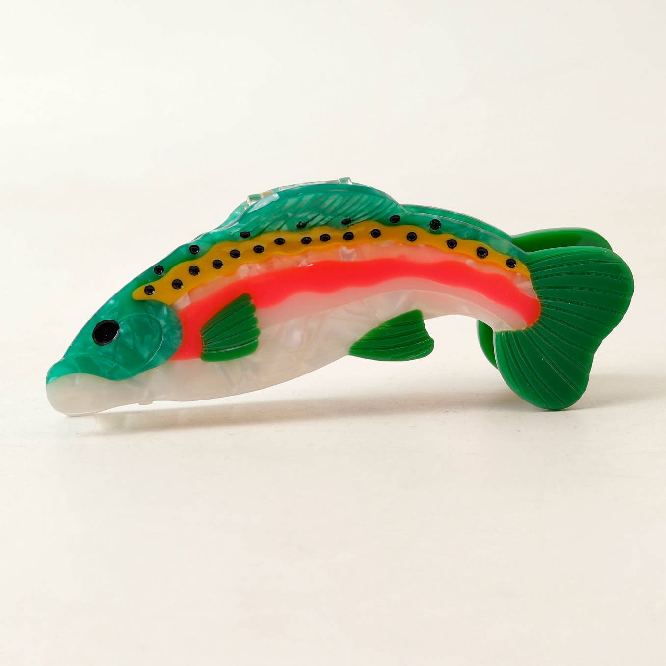 Green Fish Hair Claw