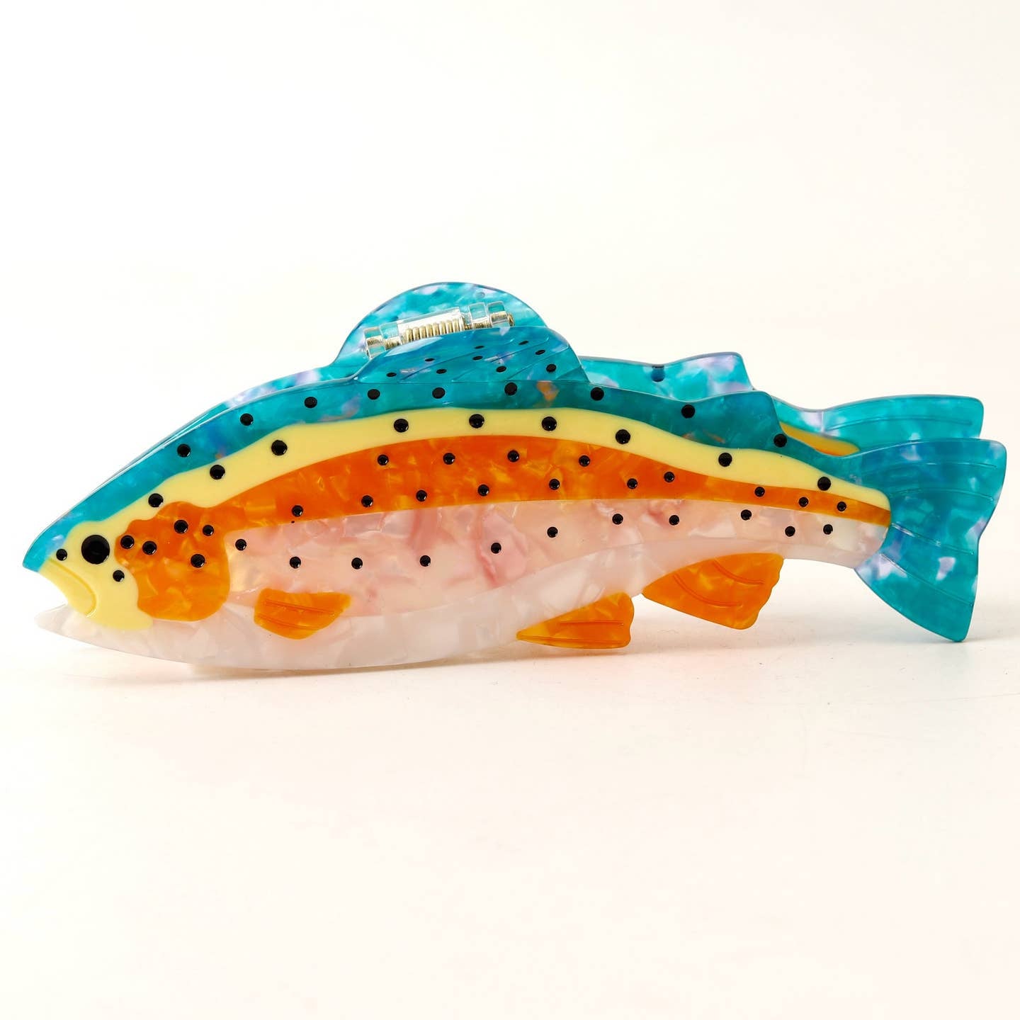 Orange Fish Hair Claw