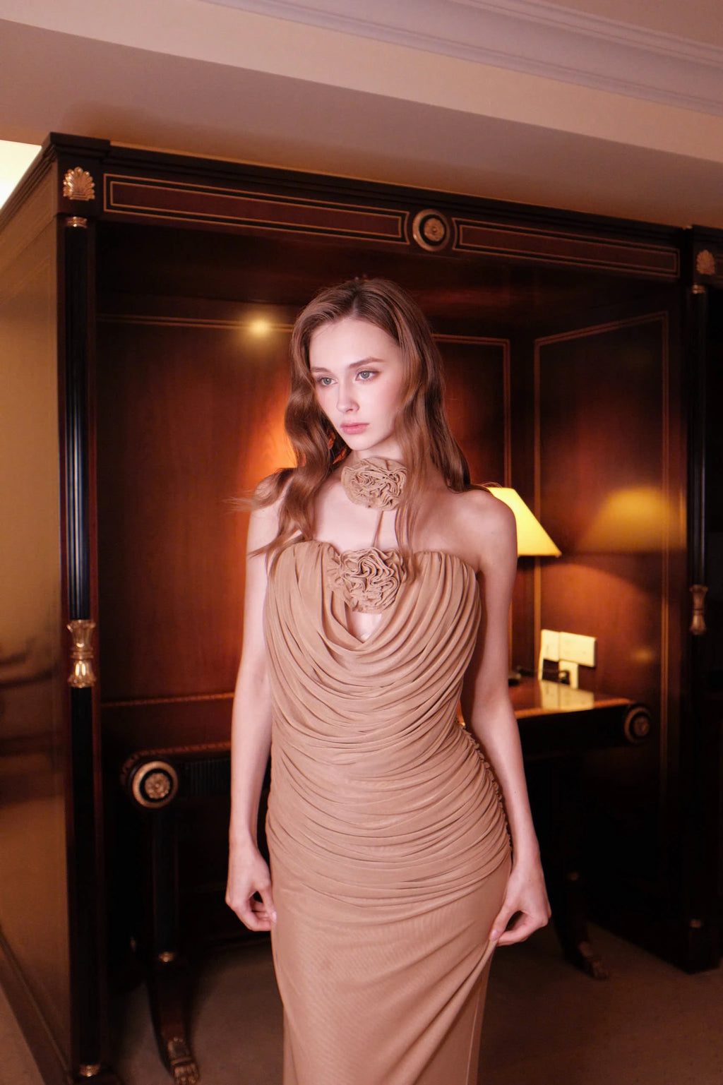 Rafael Maxi Dress – Brown
