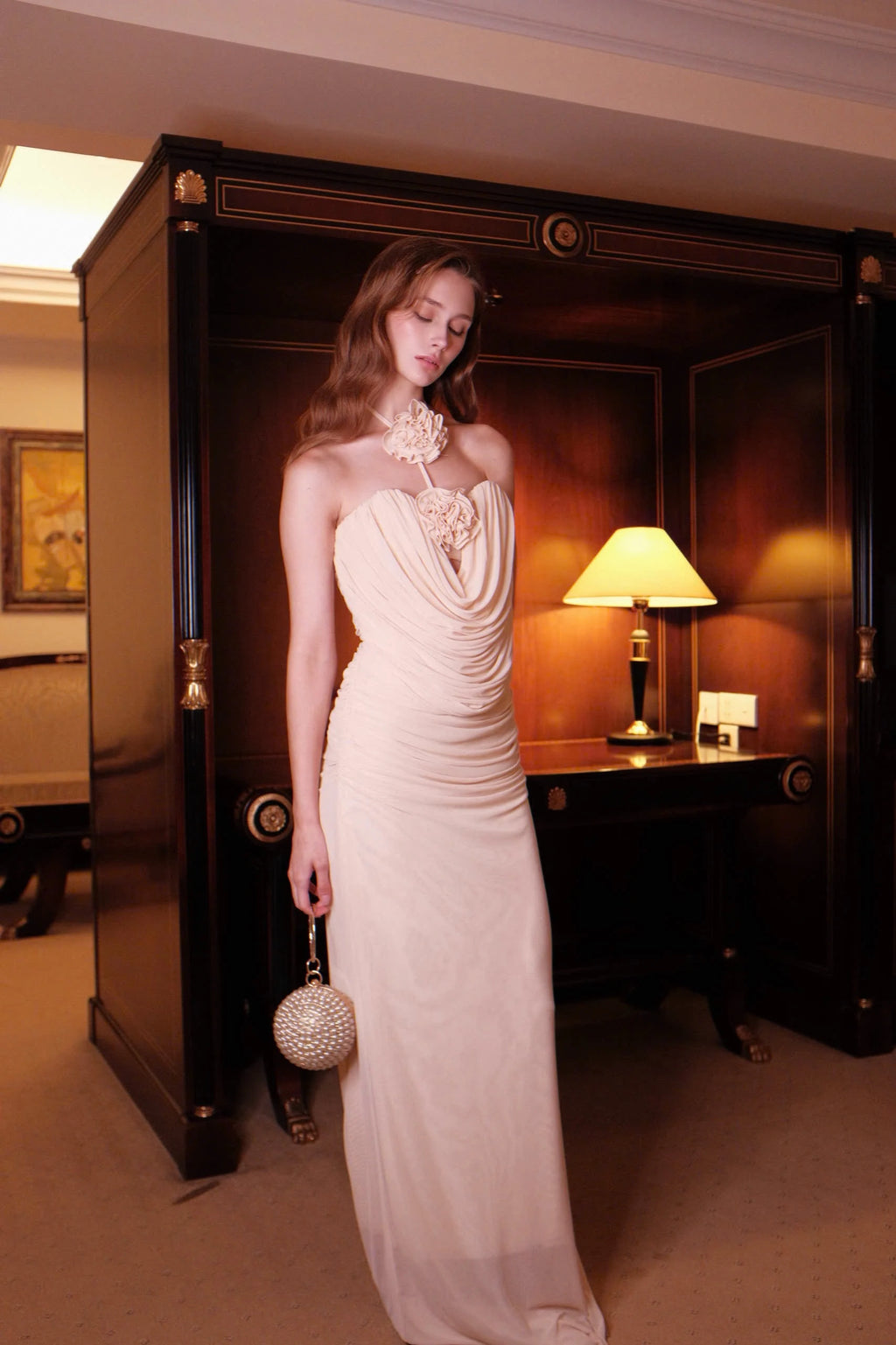 Rafael Maxi Dress – Beige