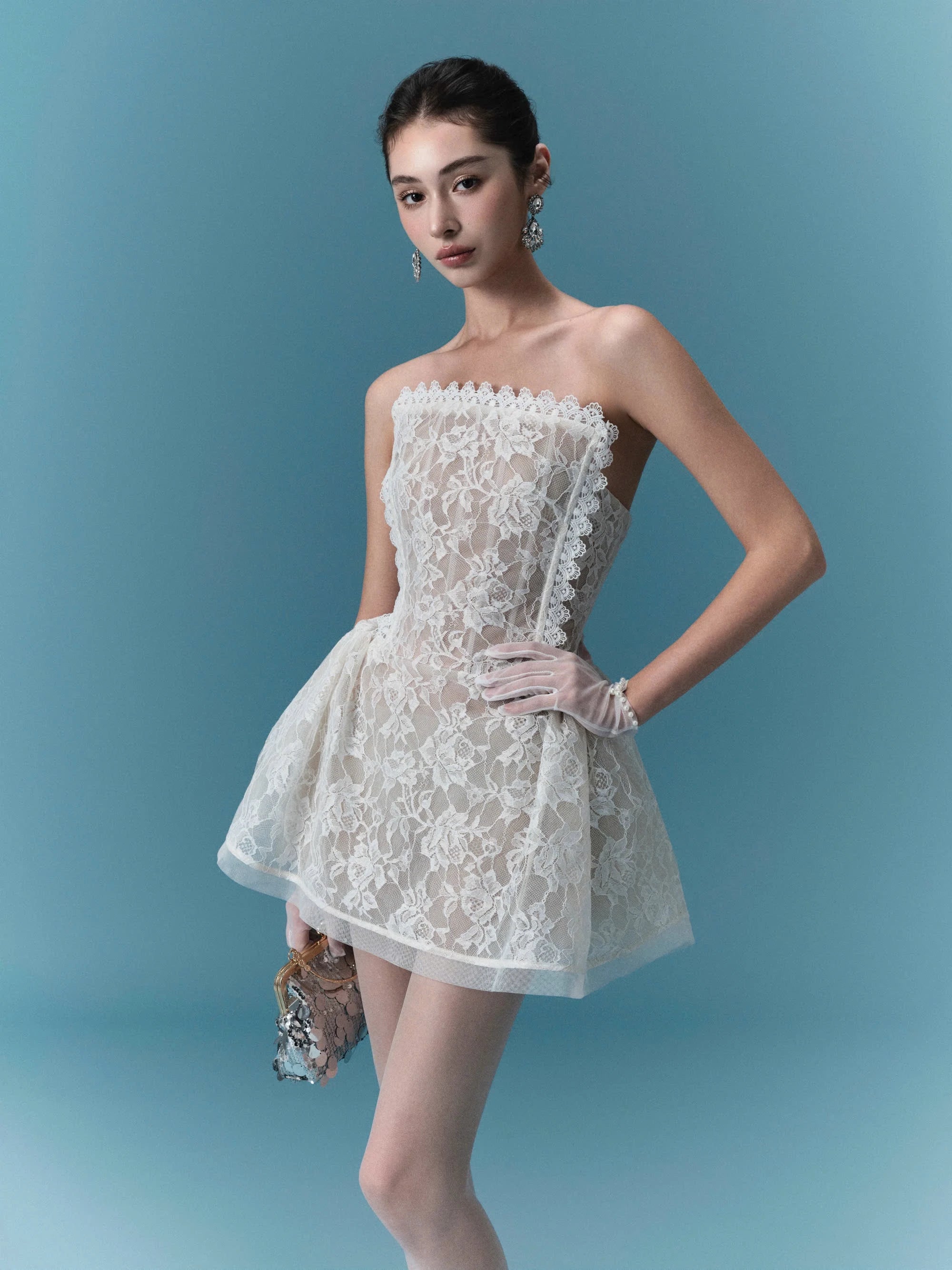 Hermia Dress – White