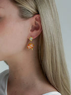 Azurefin Earrings in Orange