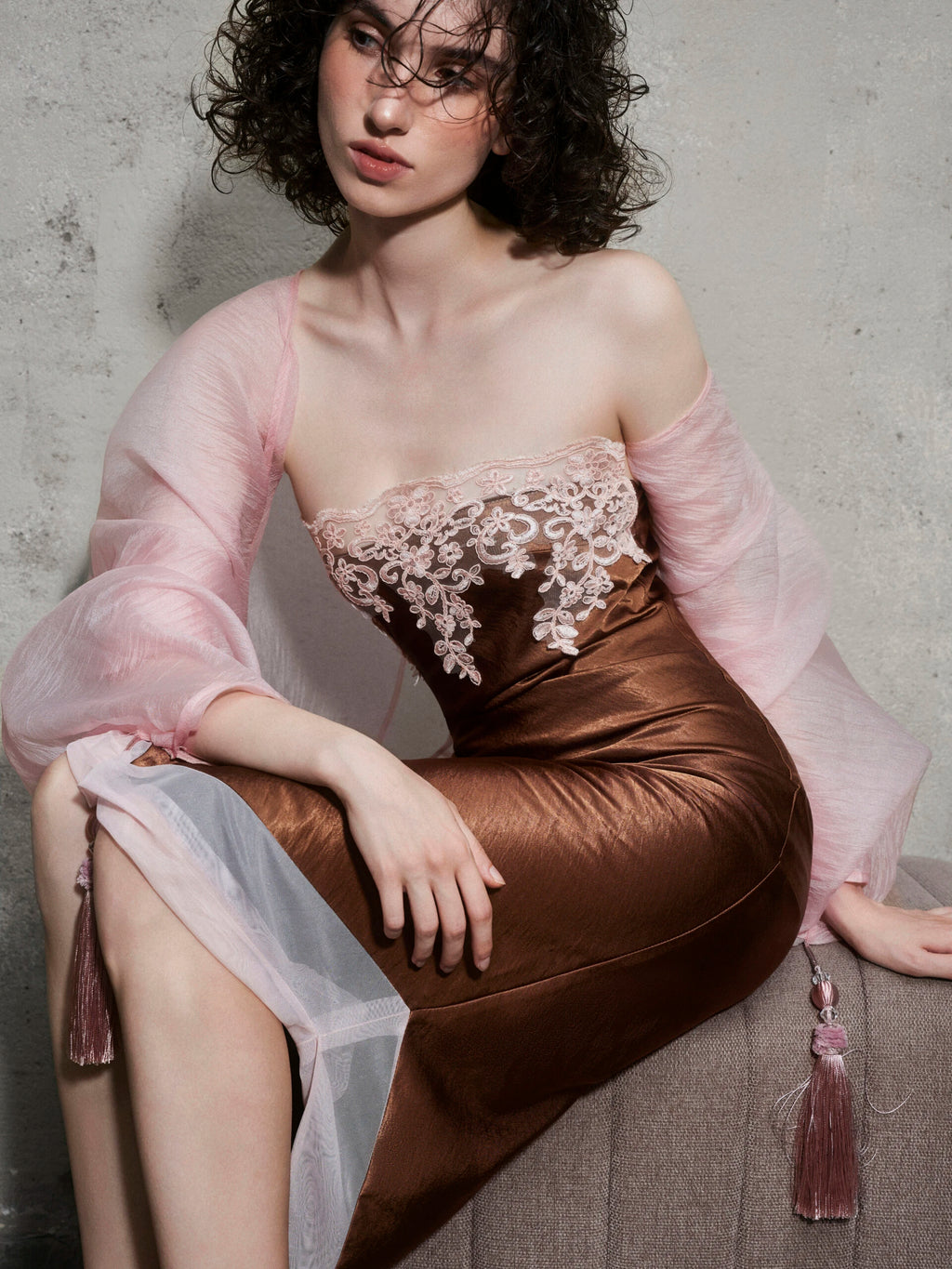 Solania Dress – Brown