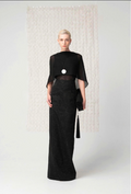 Obsidian Flow Cape - Black
