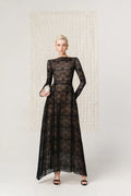 Astoria Lace Gown - Black