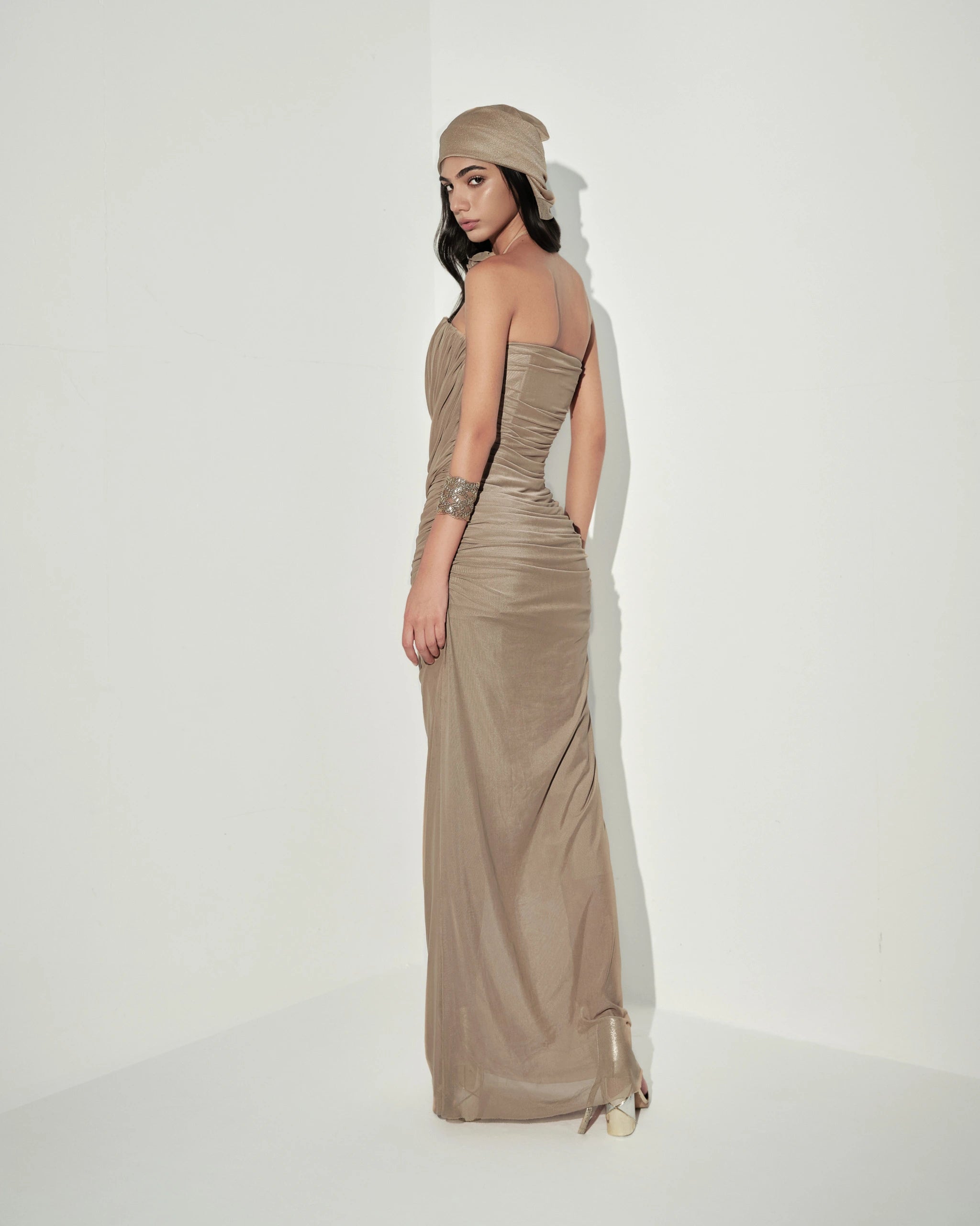 Rafael Maxi Dress – Brown
