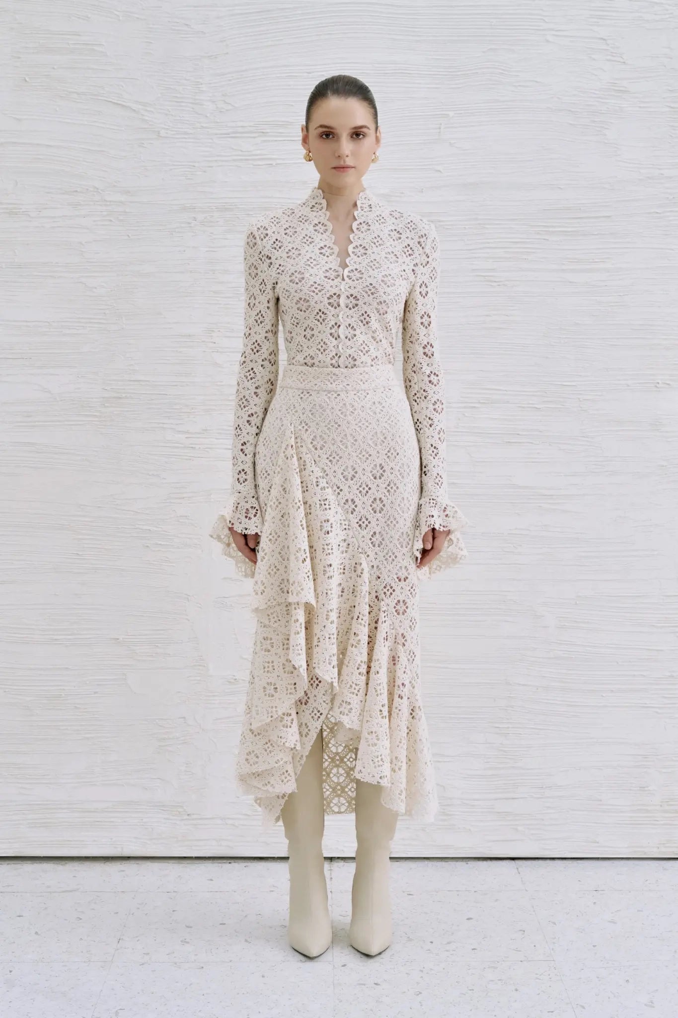 Narc Lace Top – Ivory