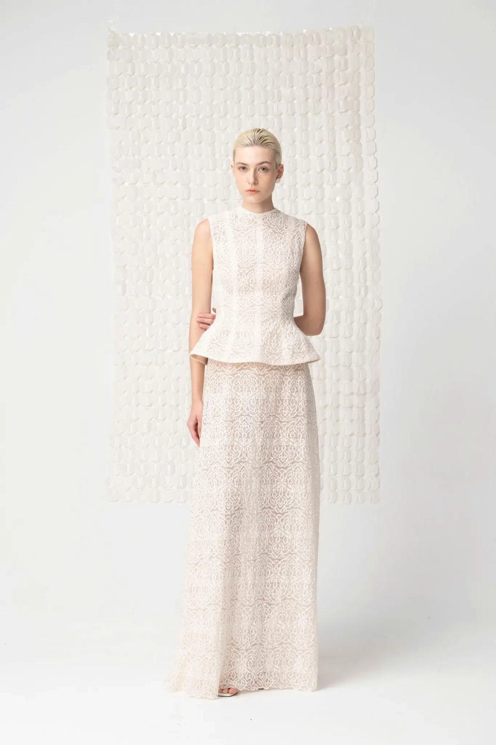 Zeraphiel Peplum - Ivory