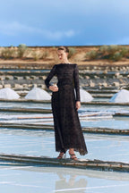 Astoria Lace Gown - Black