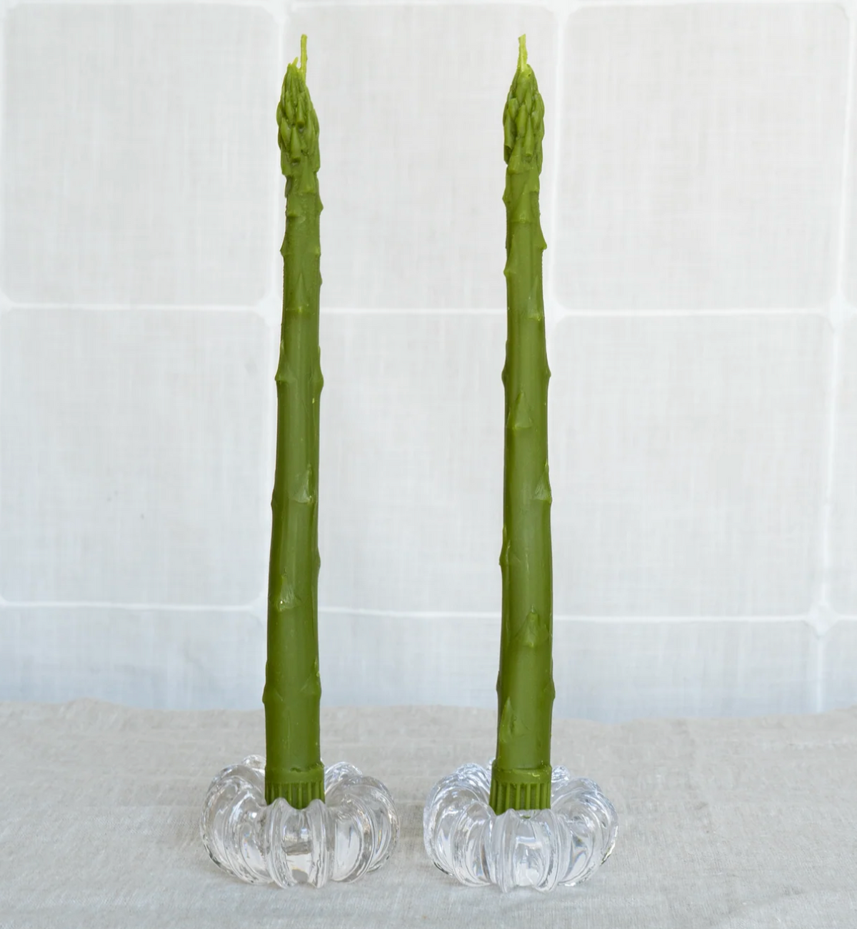 Asparagus Candle Pair (2)