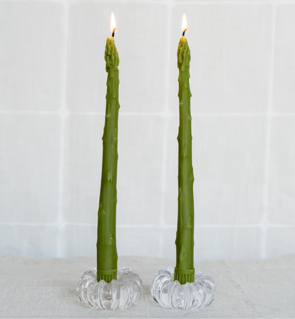 Asparagus Candle Pair (2)
