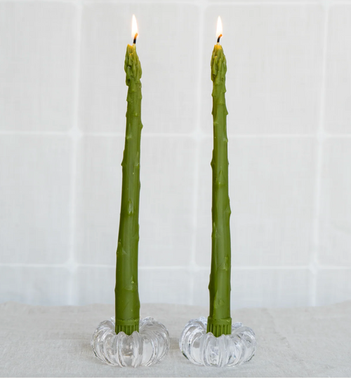 Asparagus Candle Pair (2)
