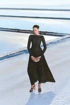 Astoria Lace Gown - Black