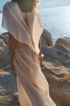 Nana Smocked Maxi Skirt - Ivory