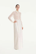 Lustrous Veil Shirt - White