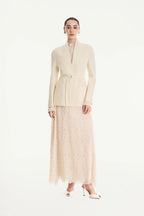 Camille Tie-Waist Wool Coat