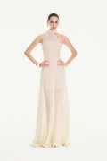Corinne Elegant Lace Dress - Ivory