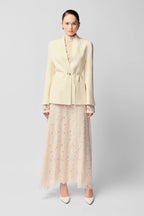 Camille Tie-Waist Wool Coat
