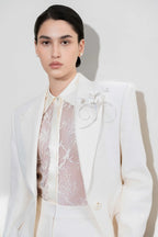 Ethereal White Flower - White