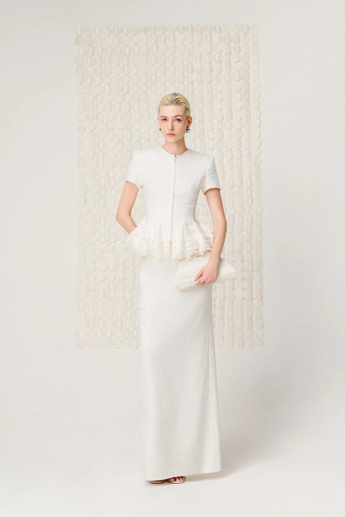 Opaline Maxi Skirt - Ivory