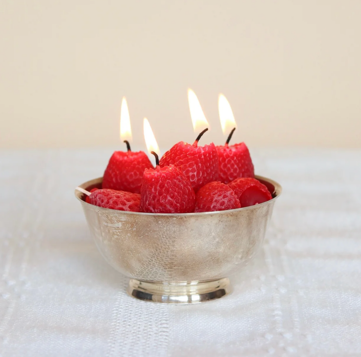 Strawberry Birthday Candles (10ct)