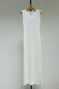 Jade Knit Long Dress - White