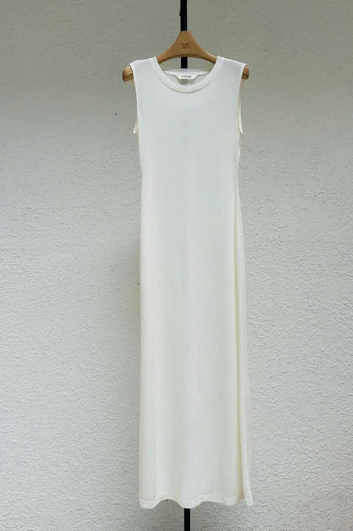 Jade Knit Long Dress - White