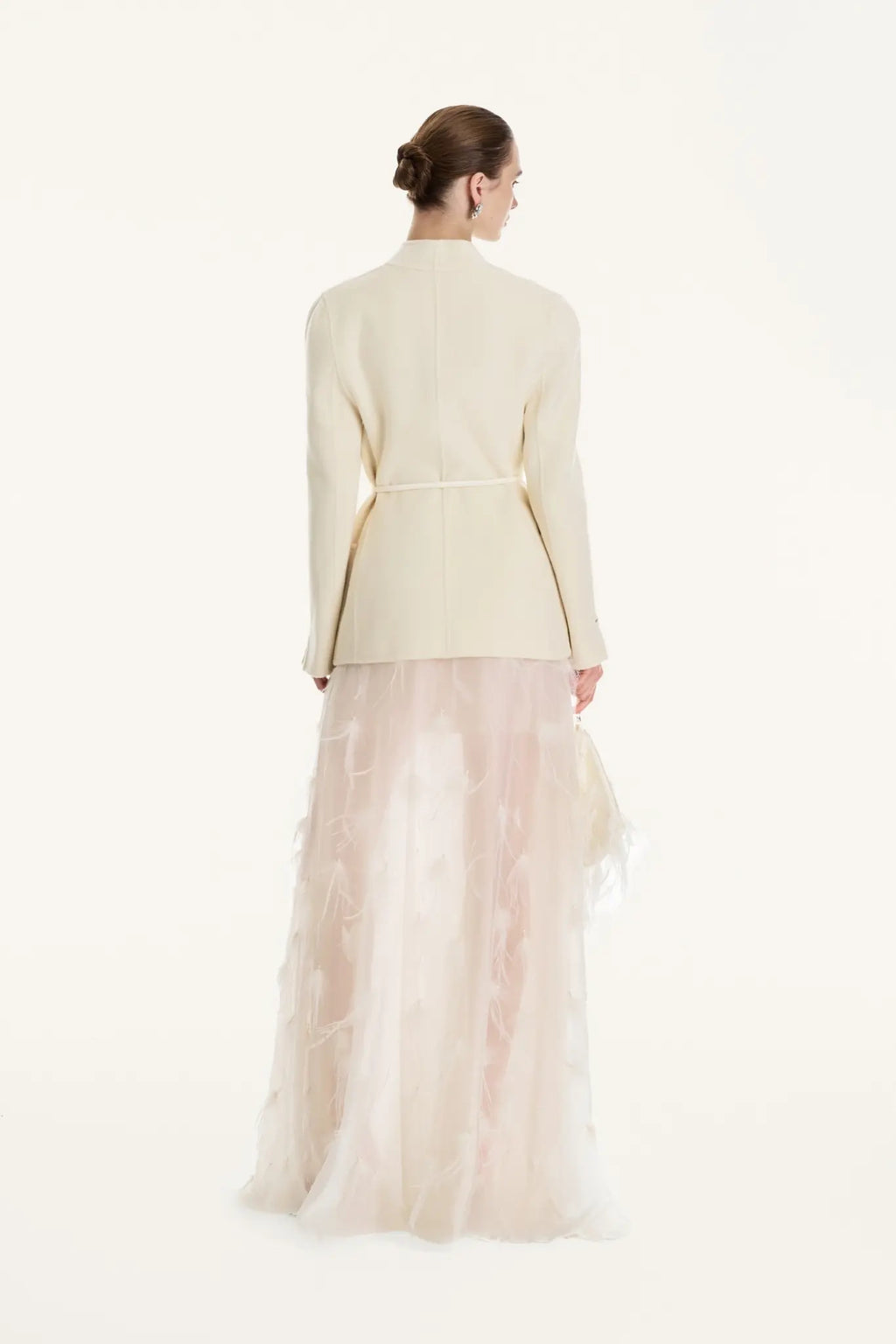 Camille Tie-Waist Wool Coat