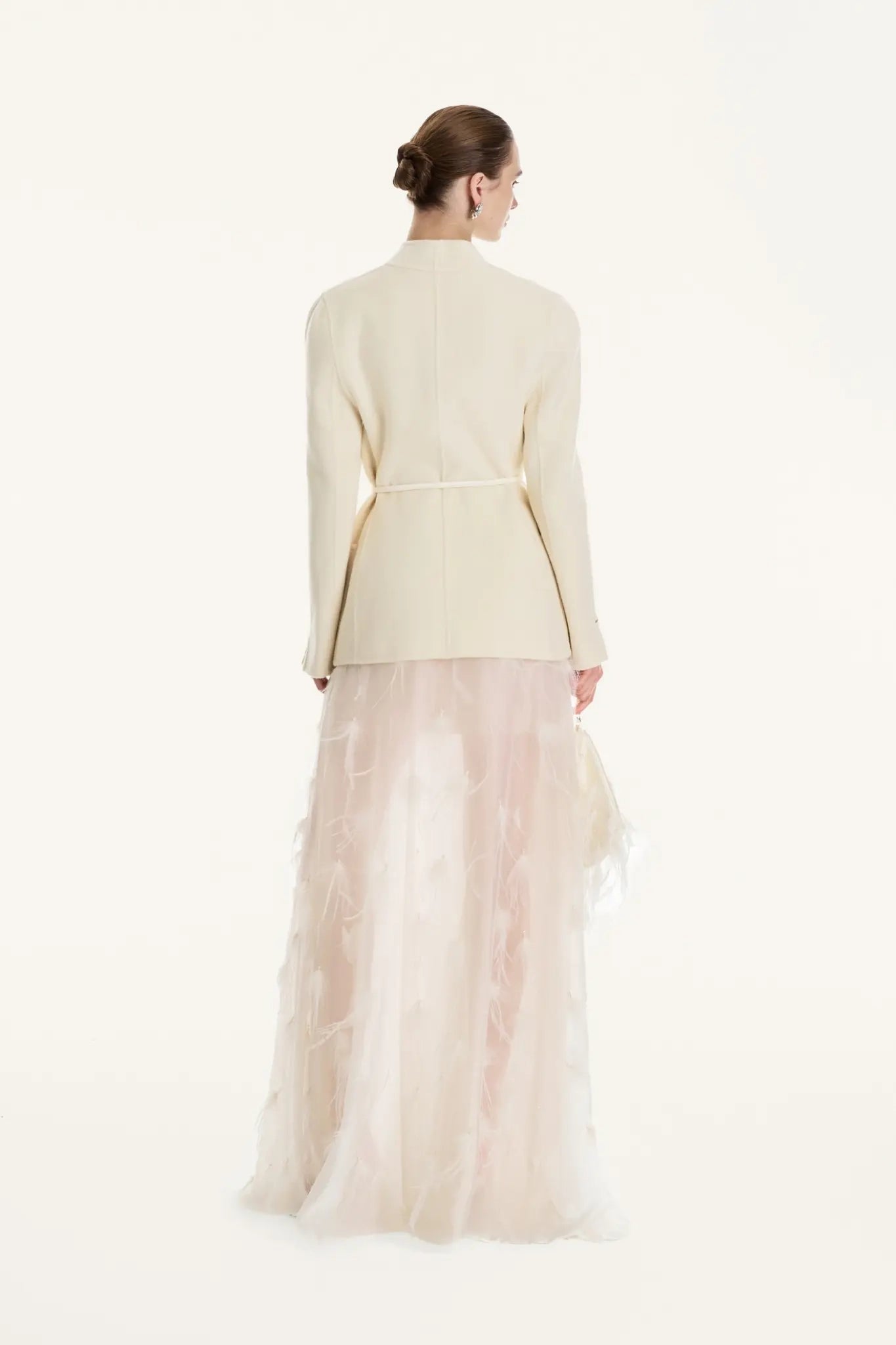 Camille Tie-Waist Wool Coat